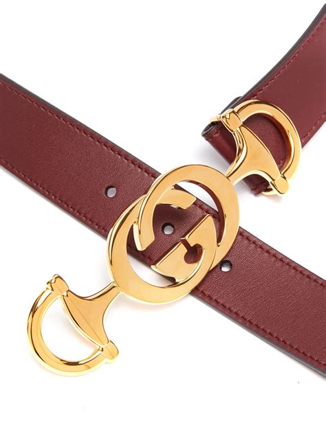 red gucci belt.|Shop Gucci GG Horsebit Belt .